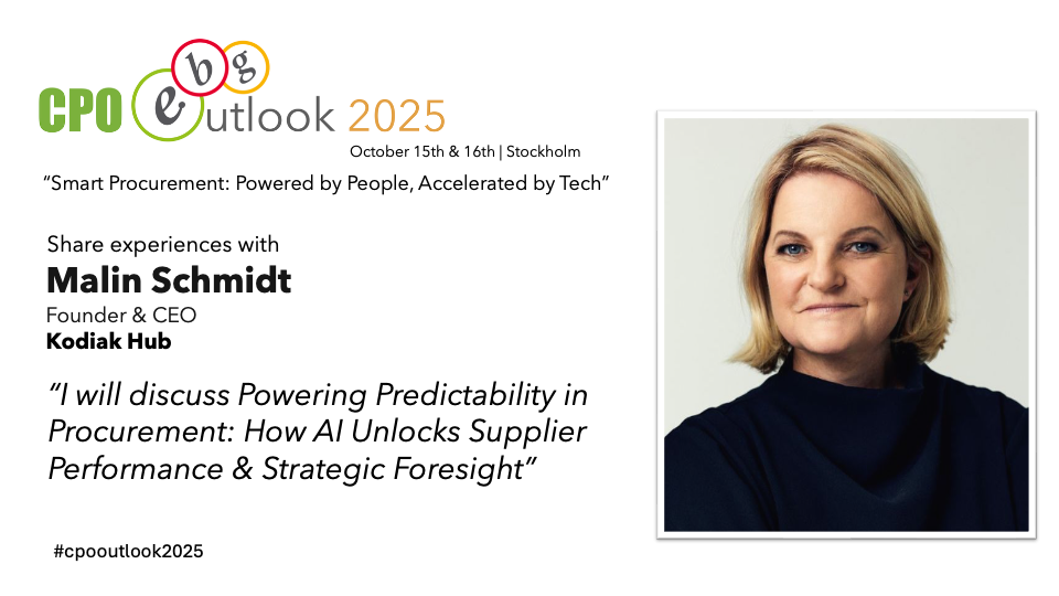 Powering Predictability in Procurement at CPO Outlook 2025 with Kodiak Hub