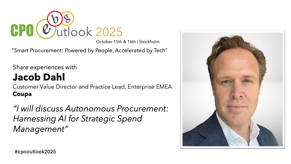 Autonomous procurement at CPO Outlook 2025 Coupa roundtabel