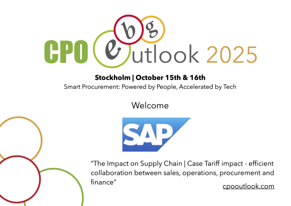 SAP joins CPO Outlook 2025