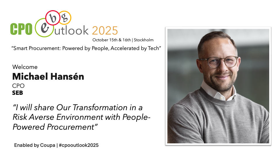 People-Powered Procurement at CPO Outlook 2025 enabled by Coupa